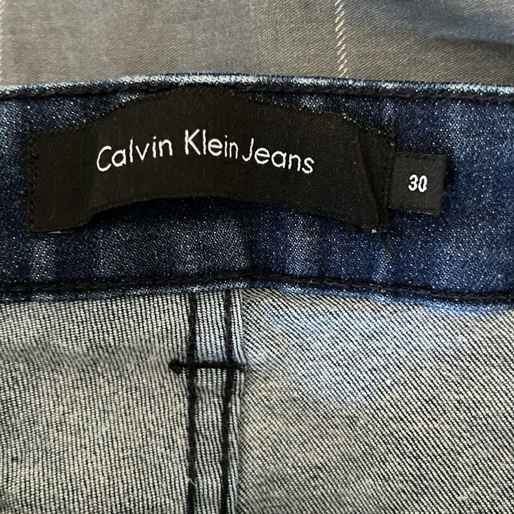 Calvin Klein Jeans Skinny Stretch Denim Jeans Blue 30x30 - Picture 4 of 5